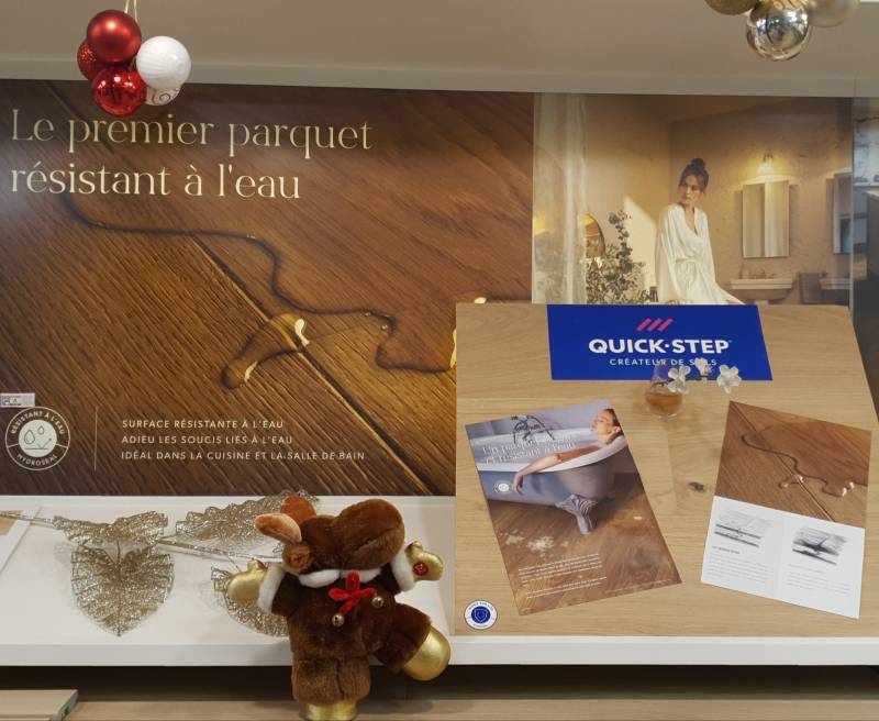 Nos parquets chêne Quick-Step résistants à l'humidité : pose experte à Anglet et Biarritz (64)